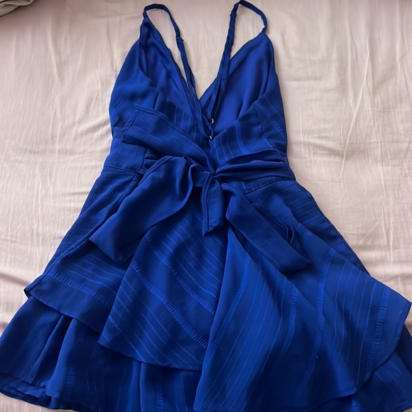 Classy Navy Blue Romper - Picture 5 of 7